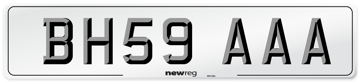 BH59 AAA Number Plate from New Reg